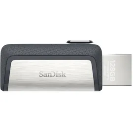 SanDisk Ultra Dual Drive 128 GB silber USB-C 3.1