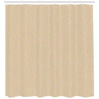 ABAKUHAUS Duschvorhang 175 x 200 cm blau-orange