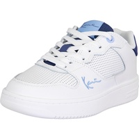 Karl Kani 89 Classic Sneaker Trainer Schuhe (White/Blue, EU Schuhgrößensystem, Erwachsene, Numerisch, M, 44.5) - 44.5 EU