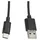 LANBERG USB-A auf USB-C 1 m Schwarz