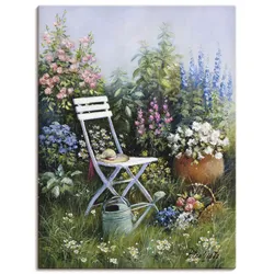 Wandbild ARTLAND "Unvergesslich", grün (farbe bild(er): grün), B:60cm H:80cm, Canvas, Leinwand, Bilder, als Leinwandbild, Poster, Wandaufkleber in verschied. Größen