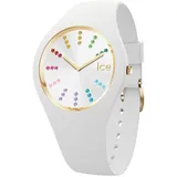 ICE-Watch - Ice Cosmos Rainbow White - Weiße Damenuhr mit Plastikarmband - 021342 (Small)