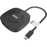 Club 3D Multi Stream Transport MST Hub, USB-C 3.0 auf 3x DisplayPort 1.4 Adapter (CSV-1550)