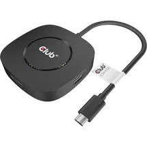 Club 3D Multi Stream Transport MST Hub, USB-C 3.0 auf 3x DisplayPort 1.4 Adapter (CSV-1550)