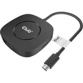 Club 3D Multi Stream Transport MST Hub, USB-C 3.0 auf 3x DisplayPort 1.4 Adapter (CSV-1550)