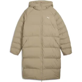 Puma Winterjacke "Mono Parka mit Kapuze Damen", Damen, Gr. XS, beige (ice coffee beige), Obermaterial: 100% Polyester; Futter: 100% Polyester; Füllung: 100% Polyester; Seitentasche – Unten: 100% Polyester, Jacken
