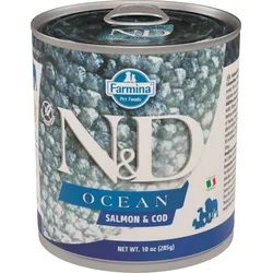 FARMINA N&D Ocean Lachs & Kabeljau Nassfutter 285 g