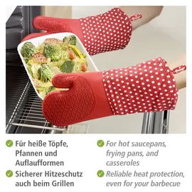 Wenko Topfhandschuhe Silikon rot