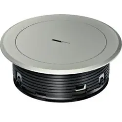 Hager LAR02MTS Leitungsauslass Metall Tubus Silber