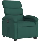 vidaXL Massagesessel mit Aufstehhilfe Stoff 92 x 99,5 x 0 cm Dunkelgrün elektrisch