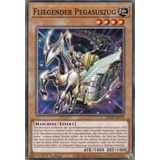 LDS2-DE122 - Fliegender Pegasuszug - Common - DE - im Set mit Ultrapro Toploader - Yugioh