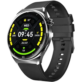 Bea-fon 401 BT 51 mm Kunststoffgehäuse Schwarz Silikonarmband Schwarz One Size