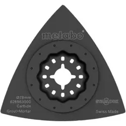Metabo Dreieckschleifplatte, Fugen und Spachtel, HM, 80 mm