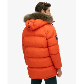 Superdry Everest Longline Baffled Parka orange 2XL