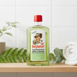 RIVIERA Pharma & Cosmetics GmbH Holzhacker Franzbranntwein mit Arnika & Menthol 500 ml