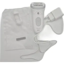 Braun Silk-épil 7 7-011 Weiß/Silber
