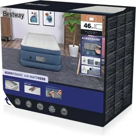BESTWAY Luftbett AlwayzAire mit integrierter Doppelpumpe 191 x 97 x 46 cm,
