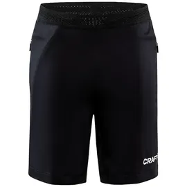 Craft Evolve Zip Pocket Shorts Kinder 999000 black 146/152