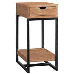 WOLFMÖBEL Blumensäule Yoga 2.0 Holz Braun Sheesham