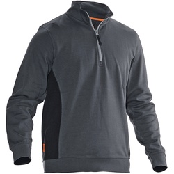 Jobman Sweatshirt 5401 Grau/Schwarz - 3XL