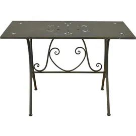 Hti-Living Lily Gartentisch 70 x 120 cm Rost