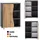 Lomadox Kahla-03 Unterschrank 60 x 79 x 35 cm Braun/Grau