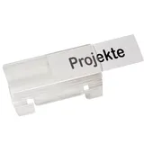 kompatible Ware Vollsichtreiter PVC transparent 50 St.