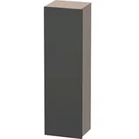 Duravit DuraStyle Hochschrank DS1219R4943 40x36x140cm, Tür rechts, graphit matt/basalt