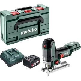 Metabo ST 18 LT 130 BL Akku Stichsäge 18 V 130 mm Brushless + 1x Akku 4,0 Ah + Ladegerät