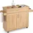 Costway Küchenwagen mit Rollen Aus Holz Natur 116 x 40 x 85 cm