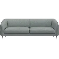 FLEXLUX 3-Sitzer Belle Designsofa, Couch, bequem durch Kaltschaum im Sitz, Skandinavisches Design, In hochwertiger Verarbeitung blau