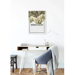 Bild KOMAR "Immersion Sand", bunt (farbe bild(er): bunt), B:40cm H:50cm, Papier, Holz, Bilder, Wandbild zur Dekoration - ohne Rahmen