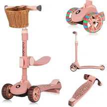lionelo Franky 2-in-1 Kinder-Balance-Roller Pink/Rosa