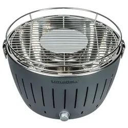 LotusGrill G280 Holzkohlegrill rauchfrei, anthrazit