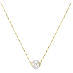 Luigi Merano Collier Süßwasserperle, Gold 585 45 cm Damen 