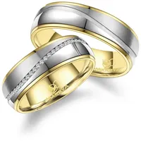 MARRYA Trauring Edelstahl Ringe Trauringe Eheringe Partnerringe goldfarben|silberfarben 52