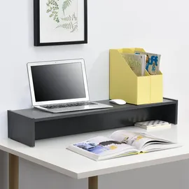 [en.casa] Monitorständer, Dunkelgrau, Monitor-Erhöhung Bildschirm-Ständer