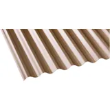 Scobalit Acryl Wellplatten 3mm Sinus 76/18 Wabenstruktur bronce 1045 x 7000
