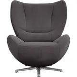 Tom Tailor HOME Loungesessel »TOM PURE«, mit Metall-Drehfuß in Chrom grau