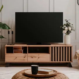Finori Medan 56A TV-Board 138 x 44 x 40 cm Anthrazit/Holzwerkstoff