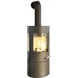Haas + Sohn Vitus.l Stahl Schwarz/Abdeckplatte Warmhalteplatte