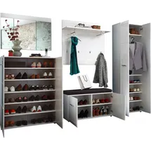 Germania Adana Garderoben-Set 285 x 197 x 40 cm weiß