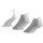 adidas Thin and Light No-Show Socken, 3 Paar White / Black 46-48
