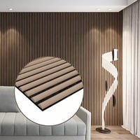 HORI® Akustikpaneele Rundstab Wandpaneele Holz Holzwand Wandverkleidung