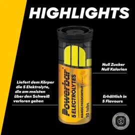 Powerbar 5Electrolytes Mango Passionfruit Tabletten 10 St.