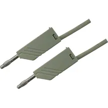 HIRSCHMANN TEST & MEASUREMENT MLN 50/2,5 GR Messleitung Lamellenstecker 4 mm Lamellenstecker 4 mm 0.50 m Grau 1 St.