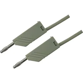 HIRSCHMANN TEST & MEASUREMENT MLN 50/2,5 GR Messleitung Lamellenstecker 4 mm Lamellenstecker 4 mm 0.50 m Grau 1 St.