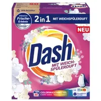 Dash 2in1 Colorwaschmittel Pulver Weichspülerduft 50 Waschladungen | 3