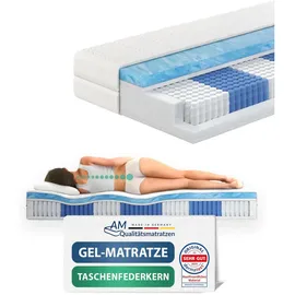 AM Qualitätsmatratzen Taschenfederkernmatratze 80 x 200 cm H2