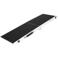Wiltec Hunderampe faltbar 183 x 49 cm Grau